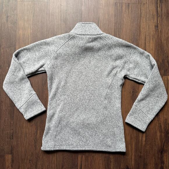 Cabela’s Heathered Gray Button Collar Fleece Pullover Women’s Size M - Picture 2 of 6